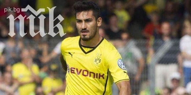Гюндоган няма да играе за Борусия (Дортмунд) още месец
