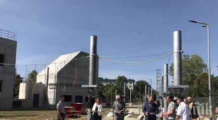 министър димитров участва откриване нов тренировъчен център реакция наводнения софия снимки