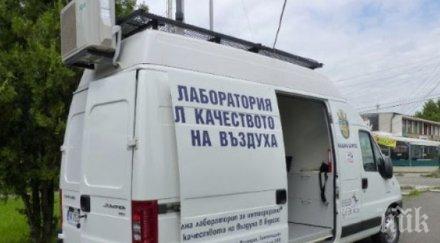 следят качеството въздуха русе мобилни станции