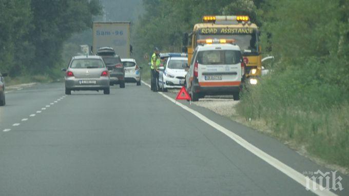 Катастрофа затвори пътя Плевен-Бяла