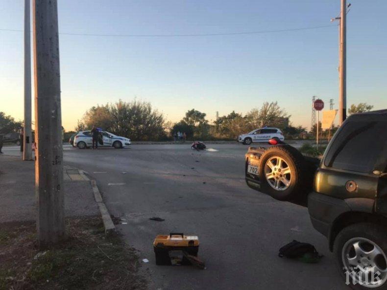 Джип и миниван се сблъскаха в Пловдив