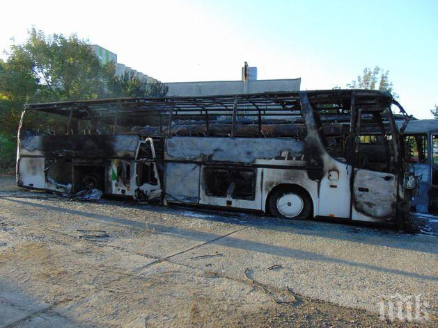 Прокуратурата поиска „задържане под стража“ на подпалвач на автобуси (СНИМКИ)