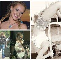 ПОТНА: Лора Караджова се гъне на пилон за перфектна фигура