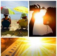 СЛЪНЦЕТО Е ЩЕДРО! Кратки валежи са възможни над Западна България следобед, чудесно е за плаж (КАРТИ)