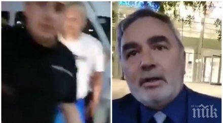 скандално метежниците грозна провокация нападнаха доц ангел кунчев скочиха колата иска сгази видео