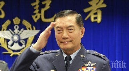 напрежение небето тайван пак вдигна изтребители път китайски самолета