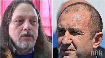 нидал алгафари разби метежника радев президент вярват хора ниско интелектуално ниво