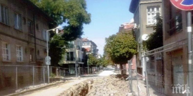Пуснаха предсрочно движението по централна улица  в Пловдив