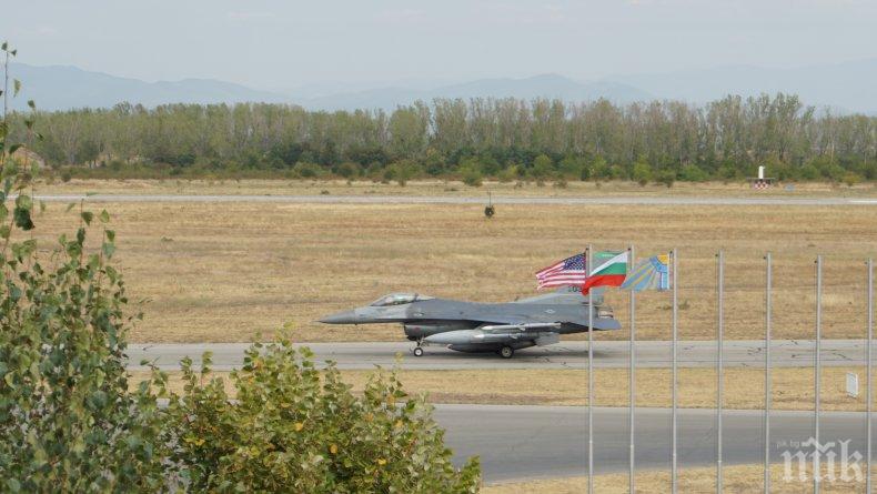 Американски F-16 кацнаха на летище Граф Игнатиево за „Тракийска пепелянка - 2020“