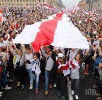 Няколко десетки арестувани на протестите в Минск