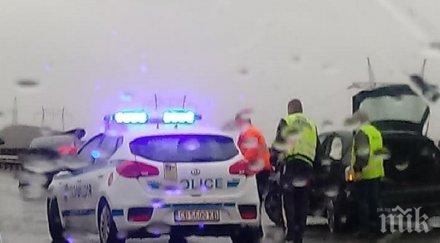 коли сблъскаха магистрала хемус двама ранени