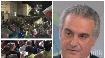 валентин касабов категоричен агресивните протестиращи платени