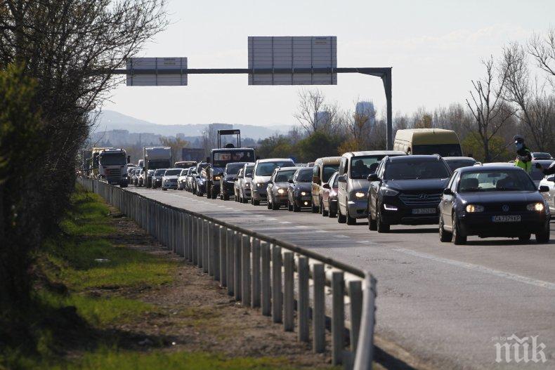 ВАЖНО: Шофьорите да карат внимателно в участък от магистрала Тракия