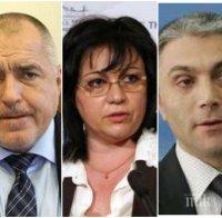 ГЕРБ победи БСП и ДПС безапелационно на изборите днес - Борисов поздрави новите кметове (ДАННИ)
