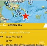 ИЗВЪНРЕДНО В ПИК: Мощно земетресение под Халкидики разтресло България, Турция и Македония - силата му е 5,3 по Рихтер, има вторични трусове (ГРАФИКИ/ОБНОВЕНА)