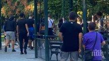 Скинари вилнеят в центъра на Пловдив, търсят сблъсък с гей общности (ВИДЕО)