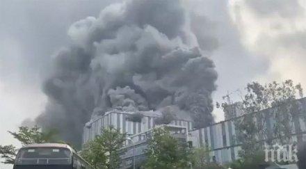 Взриви се лаборатория на Huawei в Китай (ВИДЕО)