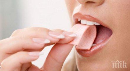 отлага дъвките тънките черва