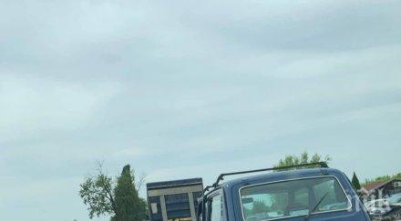 верижно меле четири коли надиплиха изход пловдив снимка