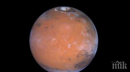 откриха солени езера ледници марс