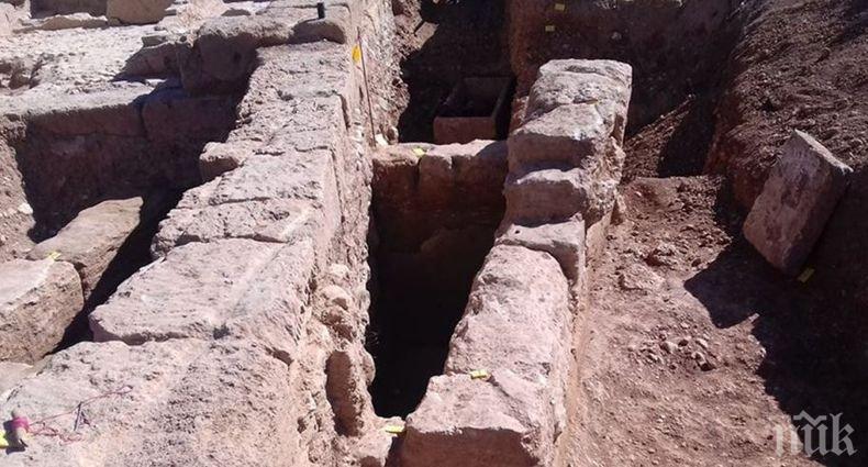 Разкриват храма на тракийския цар Терес край Карлово 
