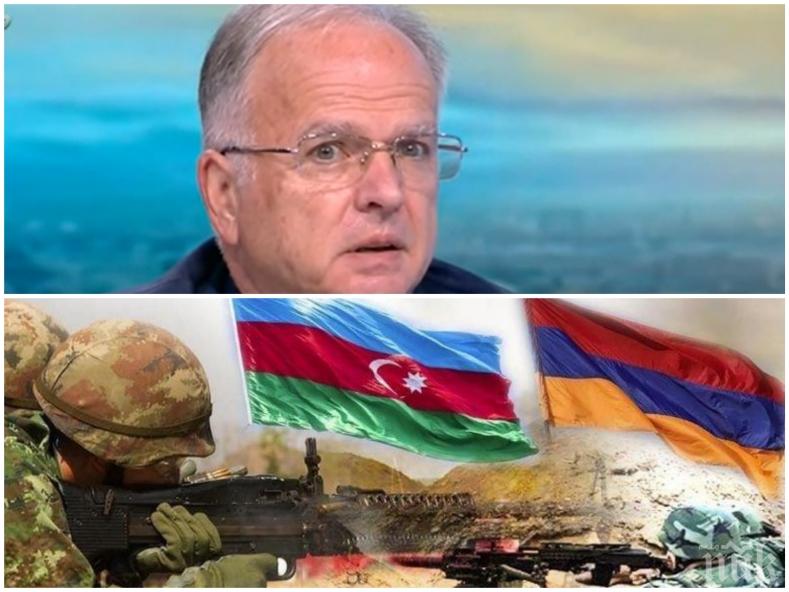 ГОРЕЩО ЗА ВОЙНАТА: Боян Чуков с експертен анализ за сблъсъка в Нагорни Карабах - ето на коя страна са САЩ, Русия и Турция
