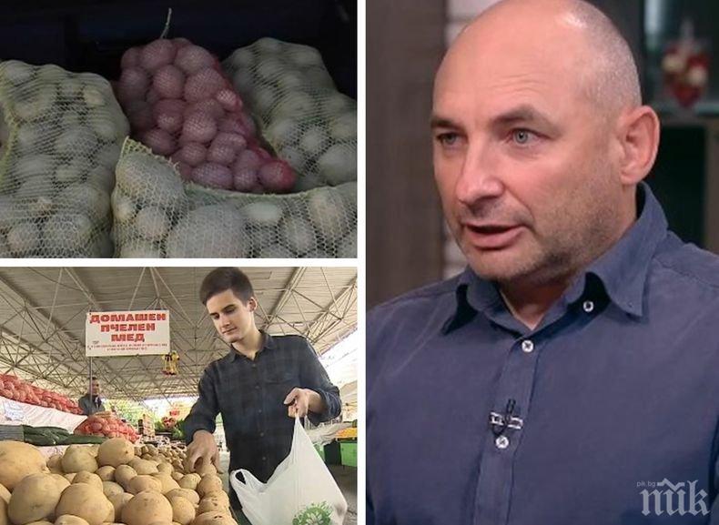 За пример: Бизнесмен раздава тонове картофи на бедните