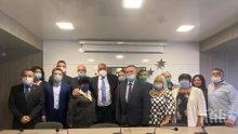 ПЪРВО В ПИК: Борисов посрещна спечелилите безапелационно кметове на частичните избори (ВИДЕО/СНИМКИ)