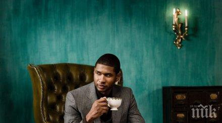 певецът ъшър стана баща трети път