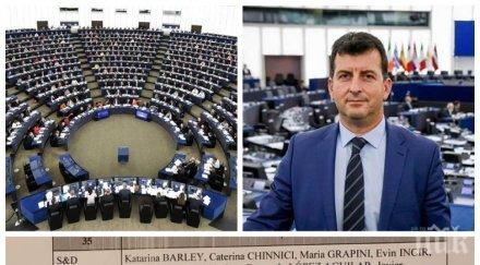 евродепутат герб избухна резолюцията българия подписана хора вдъхновени сталин ленин путин нея нито дума проруския президент радев мачка закона