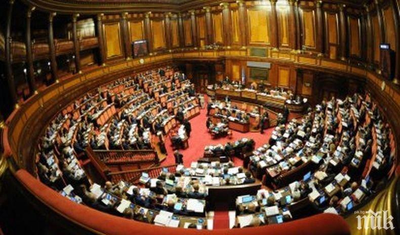 Италианският сенат спря работа заради членове с COVID-19