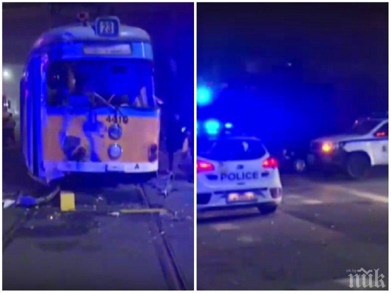 УЖАСЯВАЩ СБЛЪСЪК: Трамвай и камион се удариха в София (ОБНОВЕНА/СНИМКИ)