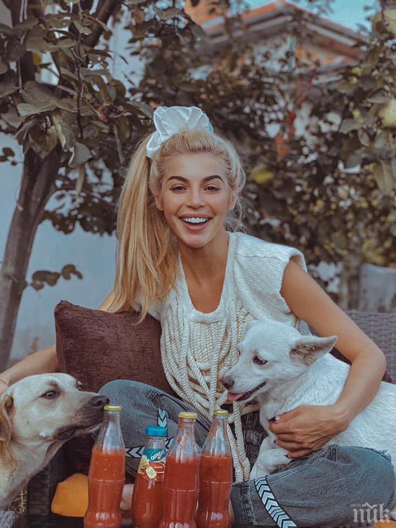 ВРЕДНА МОМА: Мегз запретна ръкави, хвана ножа и... (СНИМКИ)