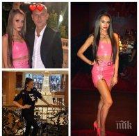 НА 5-ЗВЕЗДНО ПАРТИ В МОНАКО: Плеймейтката Дениз Хайрула смени Христо Сираков с италиански бизнесмен