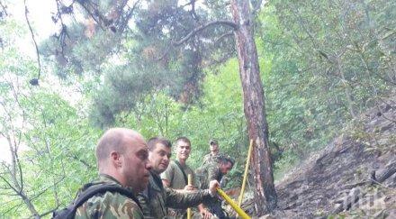 потушиха пожара хасковското село брягово