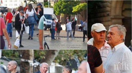 виктор димчев разобличи метежниците един каруца препречва кръговото русе центъра софия положението трагично снимки