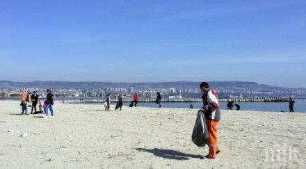 близо доброволци включиха почистването крайбрежната зона варна