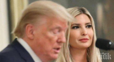 иванка тръмп президентът спира работи covid снимка