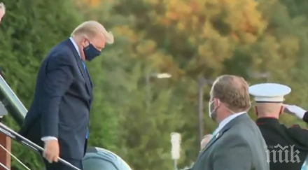 доналд тръмп напусна болницата отправи белия дом видео