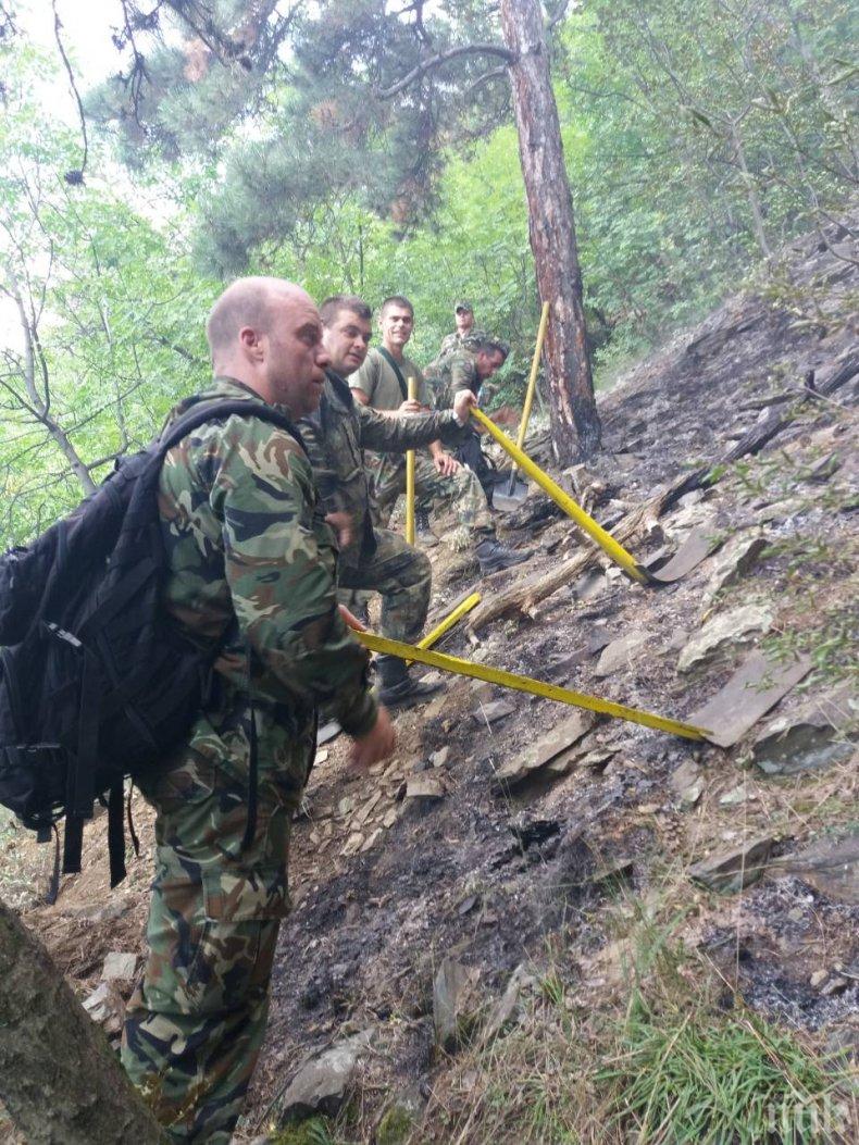 Потушиха пожара край хасковското село Брягово