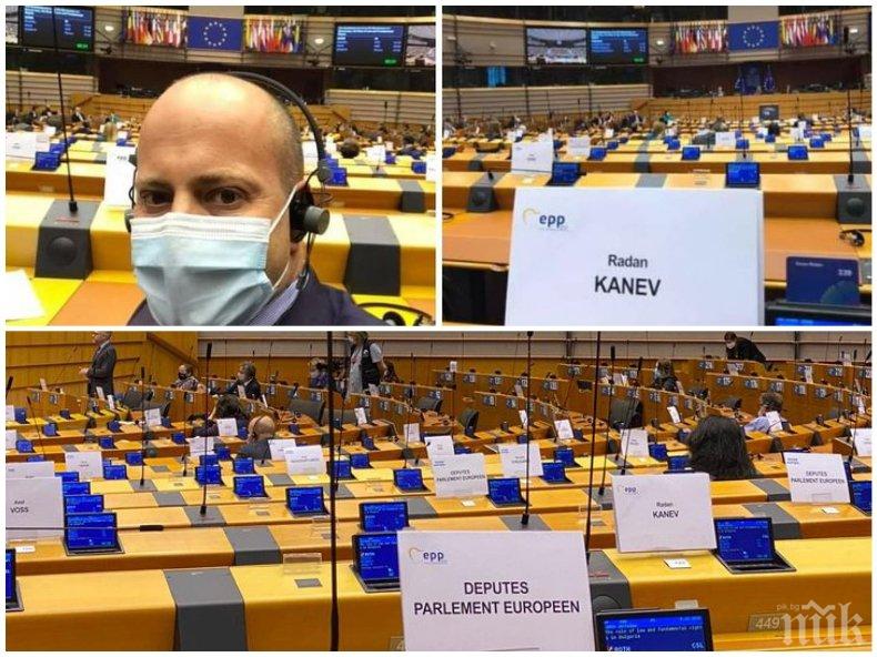 ПИНОКИО В ЕВРОПАРЛАМЕНТА: Радан Кънев излъга, че е в залата. Евродепутати го разкриха