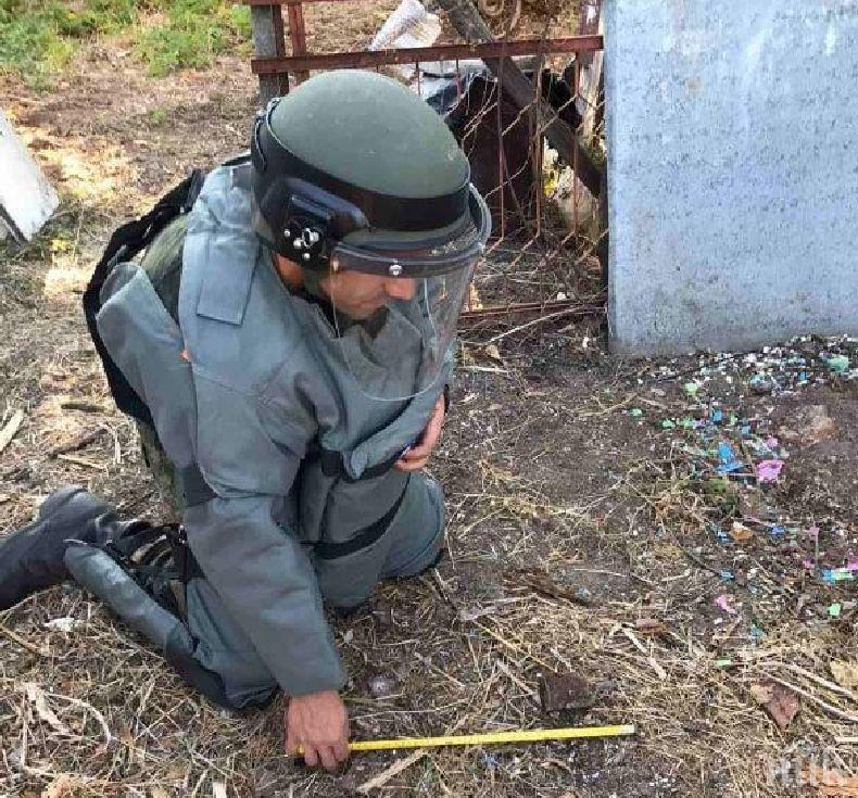 Спецекипи от армията унищожиха боеприпаси, открити в различни населени места в страната