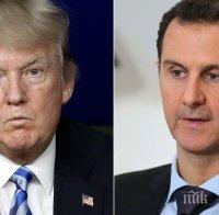 Президентът на Сирия: Планът на Доналд Тръмп за ликвидирането ми е нещо очаквано

 