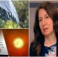 Синоптикът Анастасия Стойчева с гореща прогноза - кога ще свършат дъждовете и студеното време