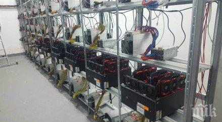 удар полицията разбиха ферма криптовалута