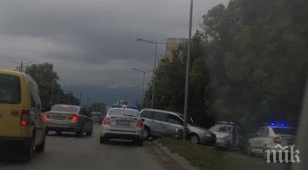 простреляният нарушител прегазил полицаи софия видин снимка видео