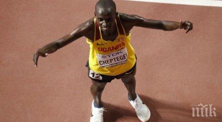 угандиец нов световен рекорд бягането 000 метра