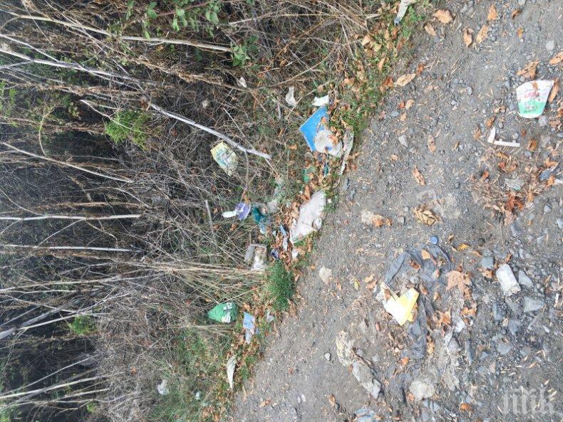 Мизерия и боклуци между Созопол и Атия (СНИМКИ)