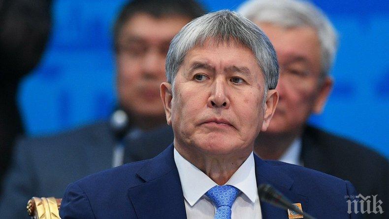 КОНФЛИКТЪТ СЕ РАЗГАРЯ: Бившият президент на Киргизстан оцеля при прокушение