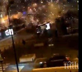 екстремисти нападнаха полицейски участък париж видео